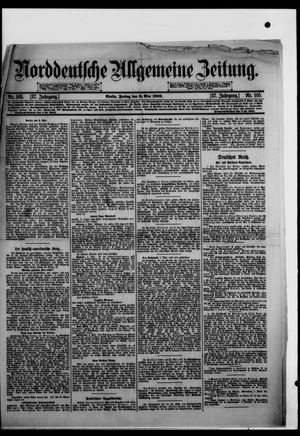 Norddeutsche allgemeine Zeitung vom 06.05.1898