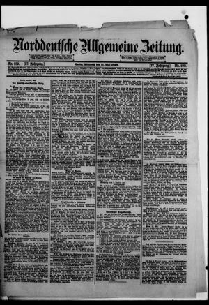 Norddeutsche allgemeine Zeitung on May 11, 1898