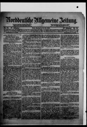 Norddeutsche allgemeine Zeitung on May 29, 1898