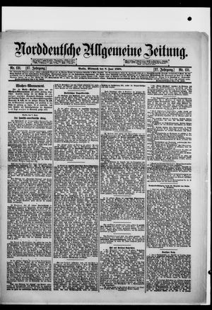 Norddeutsche allgemeine Zeitung vom 08.06.1898
