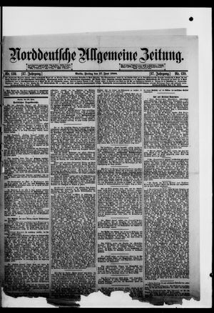 Norddeutsche allgemeine Zeitung vom 17.06.1898