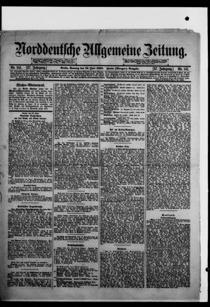 Norddeutsche allgemeine Zeitung on Jun 19, 1898