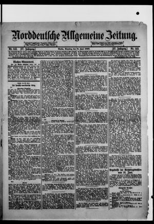 Norddeutsche allgemeine Zeitung on Jun 21, 1898