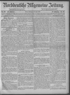 Norddeutsche allgemeine Zeitung on Jul 12, 1898