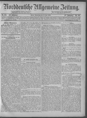 Norddeutsche allgemeine Zeitung vom 14.07.1898