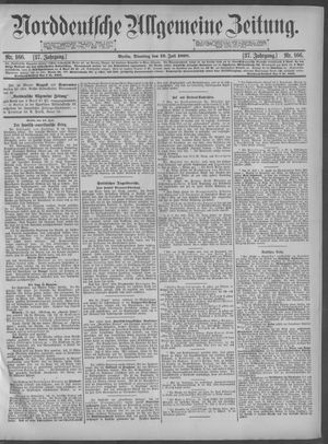 Norddeutsche allgemeine Zeitung on Jul 19, 1898