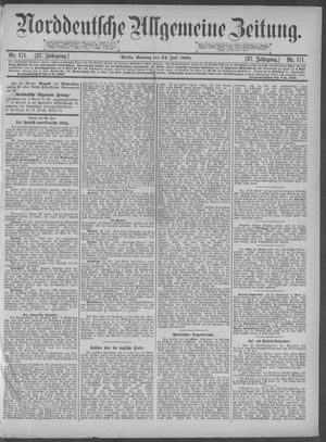Norddeutsche allgemeine Zeitung vom 24.07.1898