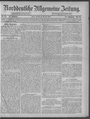 Norddeutsche allgemeine Zeitung vom 26.07.1898