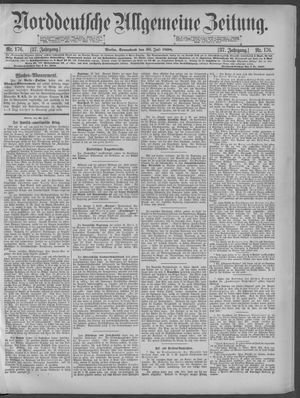 Norddeutsche allgemeine Zeitung vom 30.07.1898