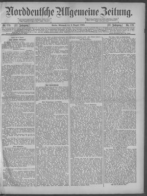 Norddeutsche allgemeine Zeitung on Aug 3, 1898