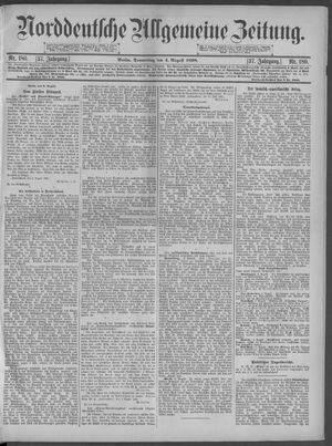 Norddeutsche allgemeine Zeitung vom 04.08.1898
