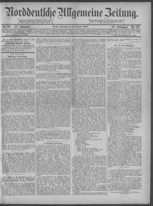 Norddeutsche allgemeine Zeitung vom 16.08.1898