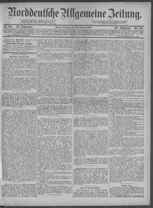 Norddeutsche allgemeine Zeitung vom 23.08.1898