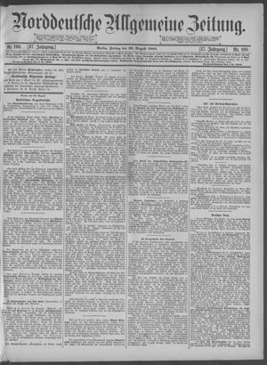 Norddeutsche allgemeine Zeitung vom 26.08.1898