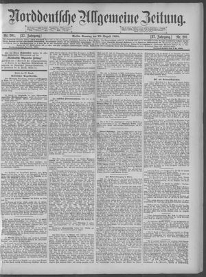 Norddeutsche allgemeine Zeitung vom 28.08.1898