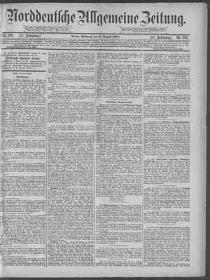 Norddeutsche allgemeine Zeitung on Aug 31, 1898