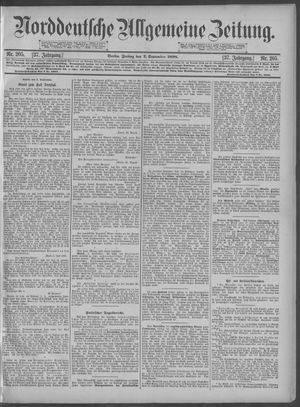 Norddeutsche allgemeine Zeitung vom 02.09.1898