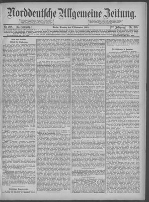 Norddeutsche allgemeine Zeitung vom 06.09.1898