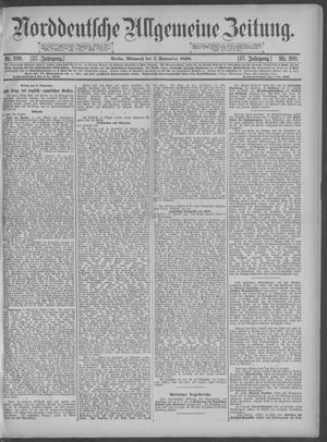 Norddeutsche allgemeine Zeitung vom 07.09.1898