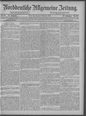 Norddeutsche allgemeine Zeitung vom 08.09.1898