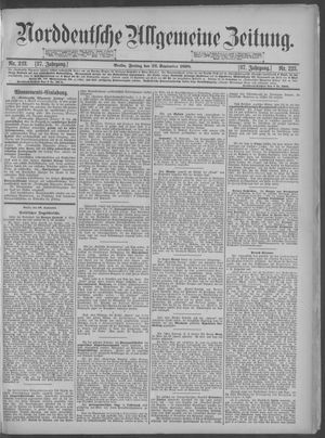 Norddeutsche allgemeine Zeitung vom 23.09.1898
