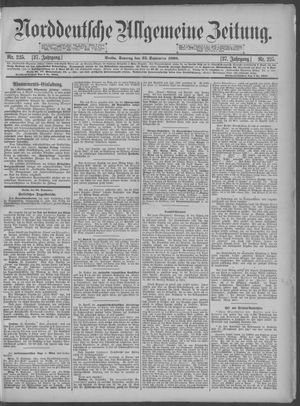 Norddeutsche allgemeine Zeitung vom 25.09.1898
