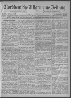 Norddeutsche allgemeine Zeitung vom 30.09.1898