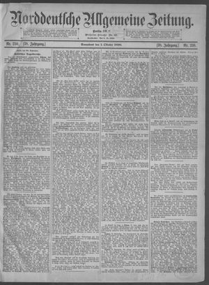 Norddeutsche allgemeine Zeitung vom 01.10.1898