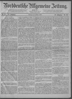 Norddeutsche allgemeine Zeitung vom 02.10.1898