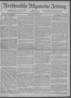Norddeutsche allgemeine Zeitung vom 04.10.1898