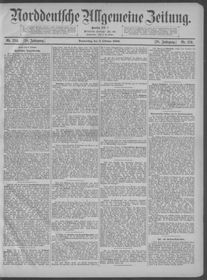 Norddeutsche allgemeine Zeitung vom 06.10.1898