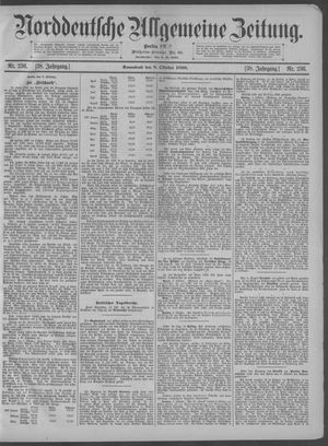 Norddeutsche allgemeine Zeitung vom 08.10.1898