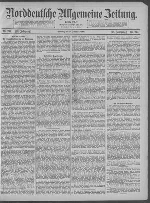 Norddeutsche allgemeine Zeitung on Oct 9, 1898
