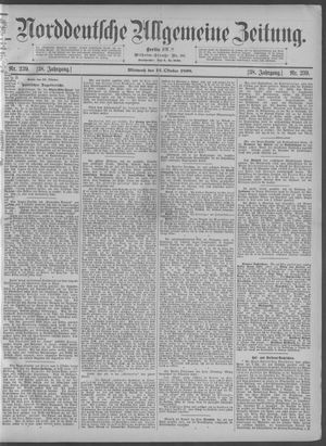 Norddeutsche allgemeine Zeitung vom 12.10.1898
