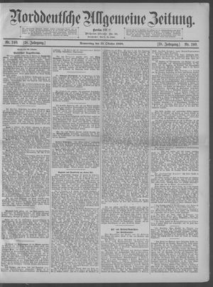 Norddeutsche allgemeine Zeitung vom 13.10.1898