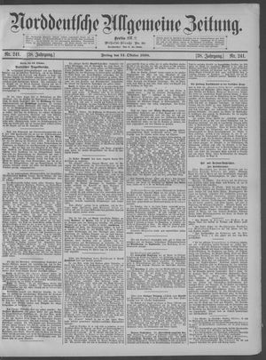 Norddeutsche allgemeine Zeitung vom 14.10.1898