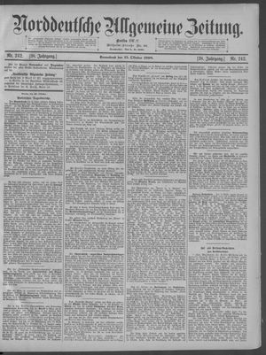 Norddeutsche allgemeine Zeitung vom 15.10.1898