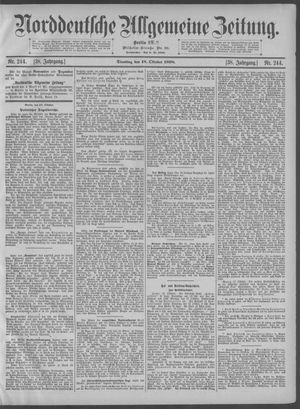 Norddeutsche allgemeine Zeitung on Oct 18, 1898