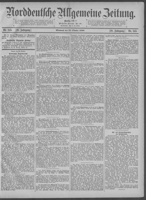 Norddeutsche allgemeine Zeitung vom 19.10.1898