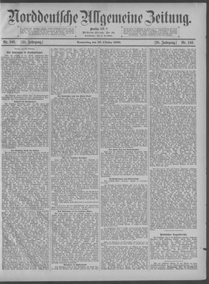 Norddeutsche allgemeine Zeitung vom 20.10.1898