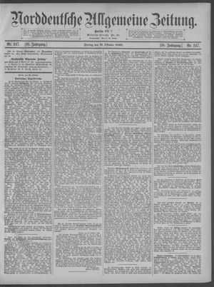 Norddeutsche allgemeine Zeitung vom 21.10.1898