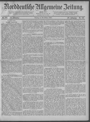 Norddeutsche allgemeine Zeitung vom 25.10.1898