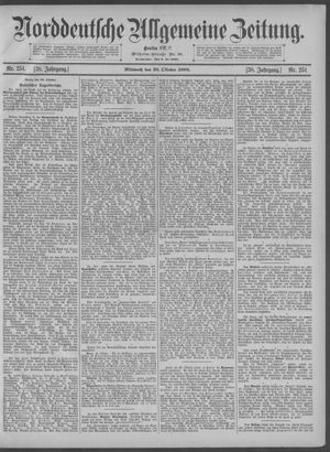 Norddeutsche allgemeine Zeitung on Oct 26, 1898