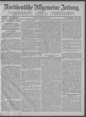Norddeutsche allgemeine Zeitung on Oct 28, 1898