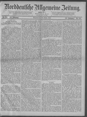 Norddeutsche allgemeine Zeitung vom 29.10.1898