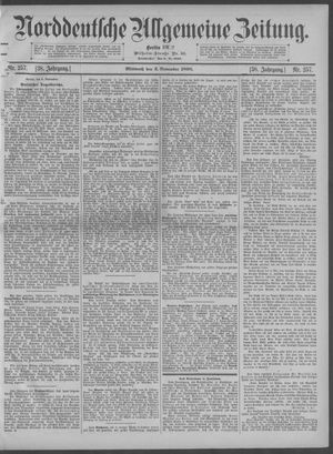 Norddeutsche allgemeine Zeitung vom 02.11.1898