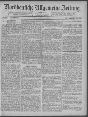 Norddeutsche allgemeine Zeitung vom 04.11.1898