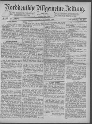 Norddeutsche allgemeine Zeitung vom 13.11.1898