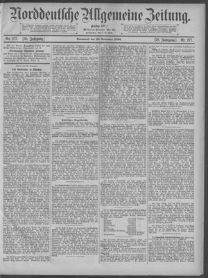 Norddeutsche allgemeine Zeitung vom 26.11.1898