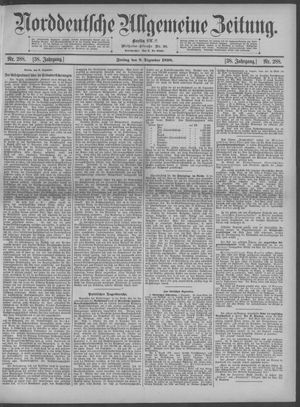 Norddeutsche allgemeine Zeitung vom 09.12.1898